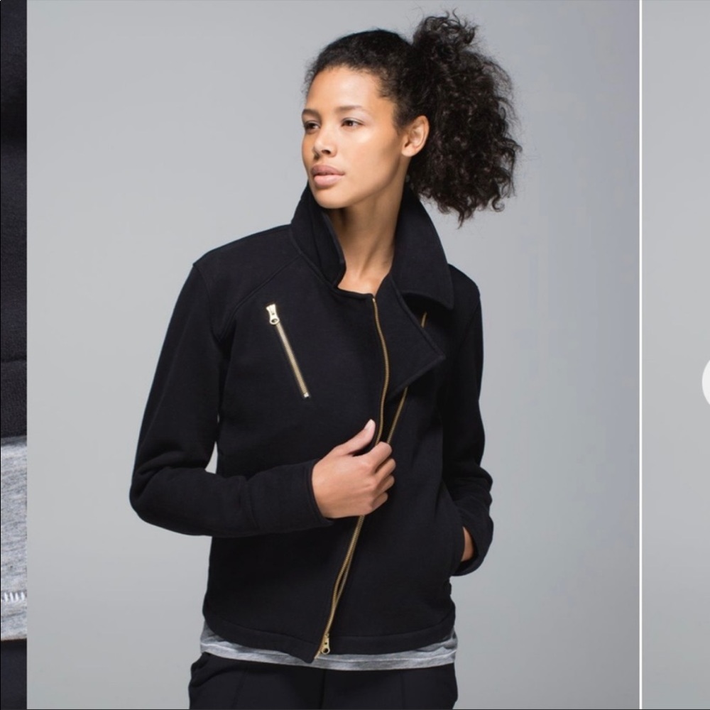 Lululemon Lab Shadow Jacket sz 6 Black